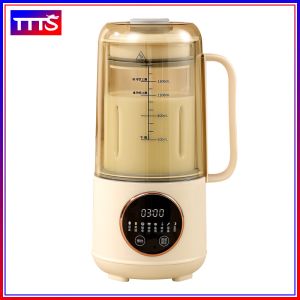 KINGCARE 1.5L Quiet Blender with Self-Cleaning - 12 Blades No Filter Needed 12H Delay Start & Soymilk Maker for Nut Milk/Soup Self-Clean & Delay Start for Home