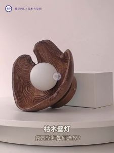 Japanese Aesthetic Wall Light Decor