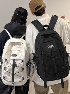 OUDENGPAI | Túi đeo vai đôi dung tích lớn cho học sinh trung học và tiểu học Túi đeo vai nhẹ thời trang cho nam và nữ