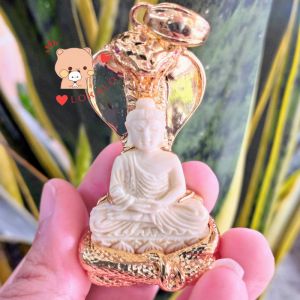 (Có Video Thật) Mặt Dây Chuyền Phật Thích Ca Mâu Ni Trái Ngà Cao Cấp - Người Đeo May Mắn Bình An - Lokalo 21922