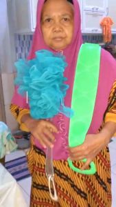[GAGANG] SHOWER PUFF MANDI GAGANG / ALAT GOSOK PUNGGUNG SPONGE MANDI BATH PUFF