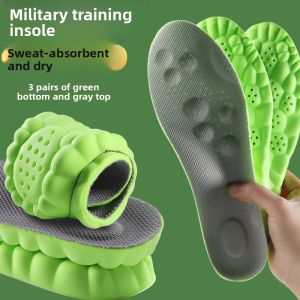 FASHEHAN | Camouflage Shoe Insoles For College Students Military Training Ultra Soft Thickened Shock Absorption Long Time Standing Not Tired