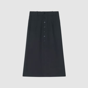 ICICLE | Wool Gabardine Skirt Mid-length