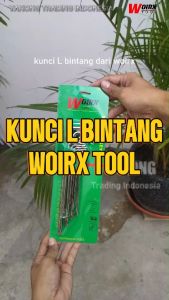 Kunci L BINTANG STAR 1 Set 9 Pcs Kunci L HEX Panjang