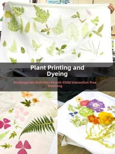 DIY Plant Dyeing Cloth Bag Practical Towel