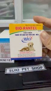 BIO-RANTEL - TẨY GIUN SÁN CHO CHÓ MÈO - HÀNG CHÍNH HÃNG BIO-PHARMACHEMIE