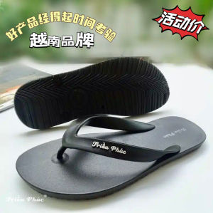 Authentic Beach Rubber Thong Slippers Wear-Resistant Anti-Slip Odor-Resistant Summer Outdoor Youth Casual Flat Heel Foam Rubber