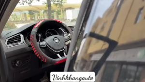 Bọc Vô Lăng Ô Tô Da Thể Thao L25 Vân Nổi 3D Cao Cấp Chống Trơn Trượt - Không Bám Mồ Hôi Tay