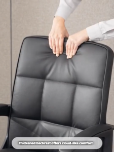 SS Office Chair Home Computer Chair High resilience Latex Seat Cushion Wide Backrest With Headrest 250KG Load bearing Capacity