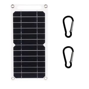 25- 35W Solar Panel With USB Waterproof Outdoor Hiking And Camping Portable Battery Mobile Phone Charging Bank Charging Panel