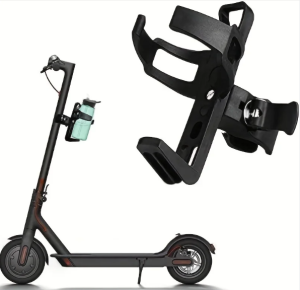 1pc 360 Degree Rotating Bicycle Water Bottle Holder for Mountain Bikes Electric Scooters and More - Securely Holds Your Drink