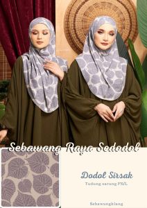 SEBAWANG TUDUNG PRINTED PREMIUM (FS & L)🔥READY STOCK🔥