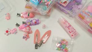 Payoe Diy Jepit Rambut Paket Anak Kartun Lucu/Buatan Tangan Aksesoris Rambut Klip Jepit Rambut Perempuan