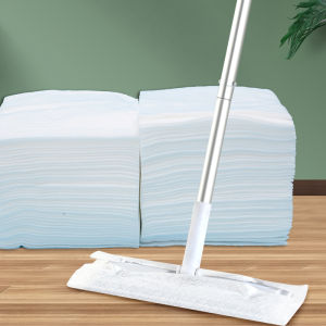 1 Pack Dust Removal Paper Disposable Mopping Cloth For Floor Cleaning For Pet Hair Mopping Mop Replacement Cloth Dry Sweepin