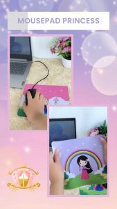 Mousepad Karakter Seri Princess Alas Mouse / Tatakan Mouse Suvenir Gift