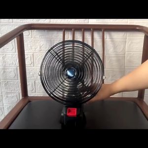 8 นิ้ว  พัดลมแบตเตอรี่ไร้สาย พัดลมชาร์จแบต พัดลมไร้สาย พัดลมชาร์จแบต ปรับระดับได้ ความจุแบต 21V ใช้นานถึง 3-6 ชม
