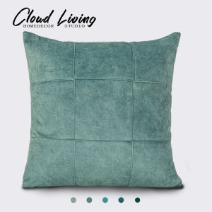 Softtech ผ้าคลุมหมอนโซฟาสไตล์ไฮเอนด์ ผ้าไนลอน ผ้าไนลอน กันน้ำ กันรอยยับ ลายดอกไม้ หมอนรองศีรษะแบบสี่เหลี่ยม สำหรับโรงแรมและบ้านพักช่วงวันหยุด