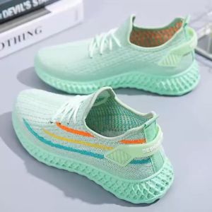 Coconut Shoes Women: Summer Breathable Sports Shoes & Casual Running Net Shoes