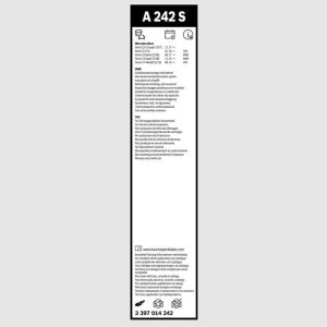 Bộ 2 Gạt Mưa Mercedes-Benz CLS350 2018–2024 Bosch Aerotwin EURO Set A242S