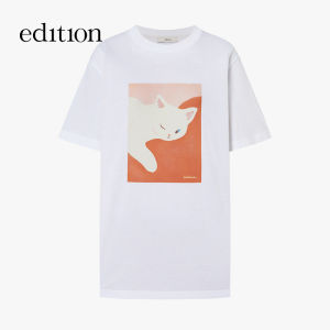 edition | Fall 2026 New Edition Cat Print Cotton T-Shirt