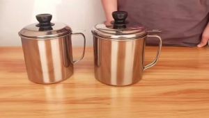 JeDa หม้อกรองน้ำมัน พร้อมตะแกรงกรอง และฝาปิด oil filter pot