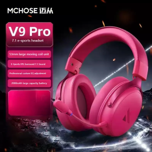 MCHOSE | Mchose V9 Pro Delta Design Pro Gaming Headset Over Ear Headphones With Mic Surround Sound For Pc Ps5 Computer Games