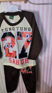 Setelan Baju Santai Anak Laki-Laki Lengan Panjang Motif Elegan Dan Lucu Usia 1-10 Tahun Bahan Katun Kualitas Premium untuk Aktivitas Sehari-hari