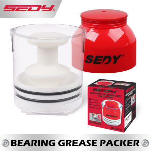 SEDY Premium Wheel Bearing Grease Packer Kit Portable Handy Tool Effortlessly Flushes Old Grease & Repacks Wheel Bearings