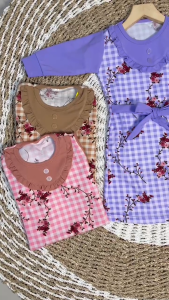 Dress Anak Perempuan Baby Metta Bunga Dress Panjang Kids Girl Gubaby