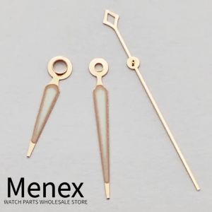 Menex Green Luminous Watch Hands Silver/Gold/Rose Gold Fit NH35 NH36 ETA2824 2836 Miyota82 DG Automatic Movement Watch Parts