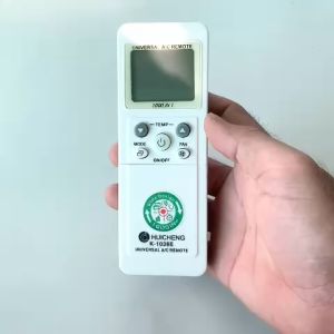 Điều khiển điều hoà đa năng 1000 in 1 K1038E Nắp Trượt Huicheng điều khiển máy lạnh đa năng - Tặng Kèm pin - Điện Tử Phương Uyên