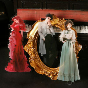 20pcs/pack Romance Love Creative Character PET Sticker Pack DIY Scrapbook Handbook Diary Material Aesthetic Stationery Stickers