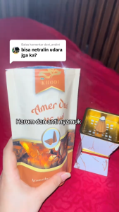 Bukhur Kerucut Khodi isi 33 kwalitas Premium Asap Bawah Buhur krucut aroma Oud Gaharu