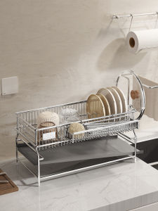 Stainless Steel Drain Rack Multifunctional Storage