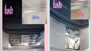 Toyota YARIS CROSS ชายบันไดยิงทราย ประตูรถยนต์ YARIS CROSS 2023 2024 ถึง ปัจุบัน สแตนเลสแท้ มีกาวพร้อมติดตั้ง