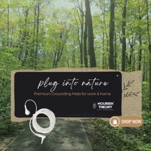 Nourish Theory Grounding Mat – Connect with Earth’s Energy Indoors | Universal Desk Floor & Sleep Mat | Eco-Friendly Durable Easy-Clean | Cord and SG plug Included.