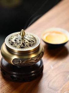 Incense Burner Red Copper Incense Holder Incense Stick Holder Insence Holder Insence Stick Insenso Burner铜香炉 檀香 艾草 沉香 香炉 香