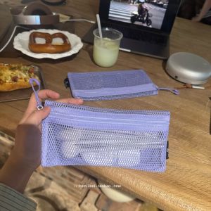 Bee Hive Oxygen Storage Bag Student Uniform Pencil Case Also Suitable for Girls Makeup Brush Eyebrow Pencil Storage Bag