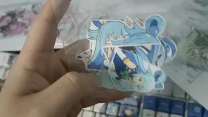 KonoSuba - Set 10/15 Sticker Aqua - Anime KonoSuba/KonoSuba: Gods Blessing on This Wonderful World! hình dán trang trí laptop điện thoại..siêu đẹp chống nước chống xước