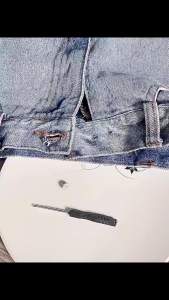 MM กระดุมขยายเอวกางเกงยีนส์ กระดุมโลหะ ถอดได้ ใช้ซ้ําได้ พร้อมไขควง พร้อมกล่อง 10 ชิ้น/20 ชิ้น Jeans buttons