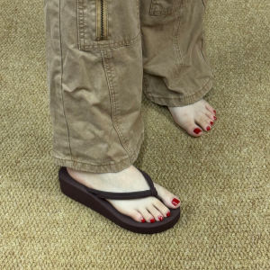 XMISTUO | Double Straps Thick Heel Sandals