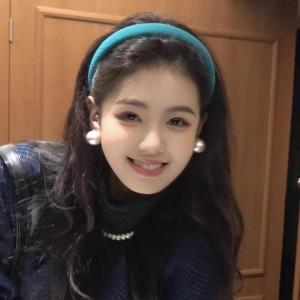 Lake Blue Sponge Hairband Womens New 2025 Daily Outdoor High Forehead Hair Clip Hair Ties Versatile Thin Headband Hair Accessories