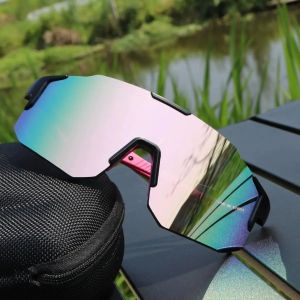 Cycling Sunglasses Large Frame UV400 Shades UV Protection Outdoor Sports Windproof Anti-Ultraviolet Hiking Climbing Goggles