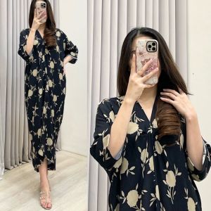 Olla dress rayon premium / daster rayon jumbo / daster bigsize