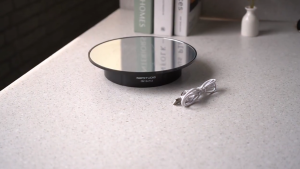 Alas Putar Display Barang Fotografi Mirror Rotating 360 Turntable 20cm - QM104712 -REX-MART