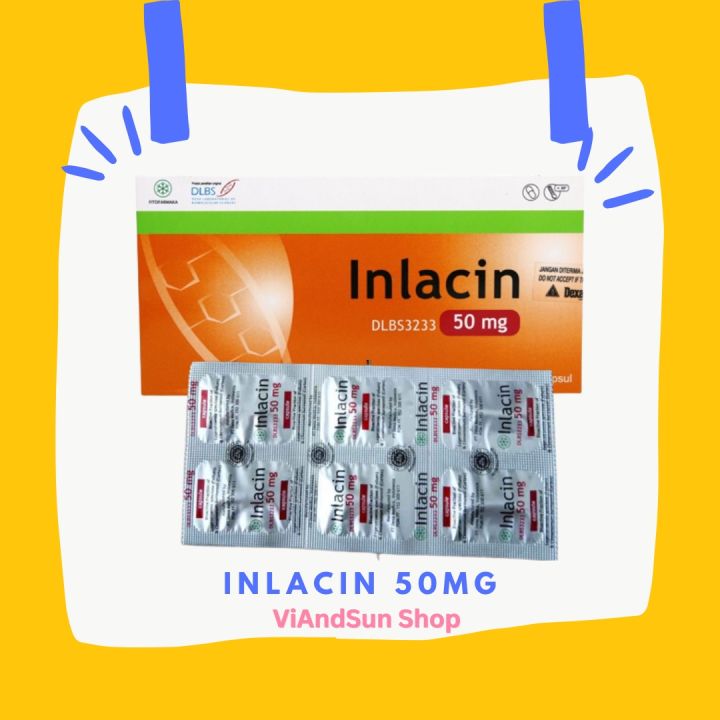Inlacin 50 mg Box - Membantu Menurunkan Kadar Glukosa Darah