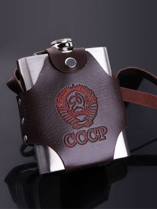 Thùng Đựng Rượu Bằng Thép Không Gỉ Dày Phẳng Cầm Tay Ngoài Trời Cho Gia Đình Thùng Đựng Nước Thon Gọn Kiểu Dáng Bình Đựng Rượu Sang Trọng