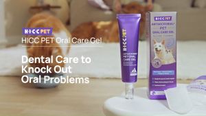 HICC PET Pet Teeth Cleaning Gel Breath Freshener Relieve Gum Redness Soothes Inflammation Dog Dental Care Toothpaste Alternative For All Pet 60ml