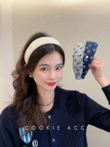 Comfortable Anti-Aging Cartoon Bear Print Hairband Womens Daily Outward Wear Face Washing Hairband Pressing Hair