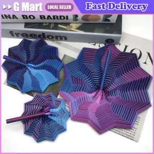 Expanded Sensory Fidget Star 3D Printed Spiral Tower Magic Various Geometric Shapes Toy New Year Desktop Ornament Kids Gift